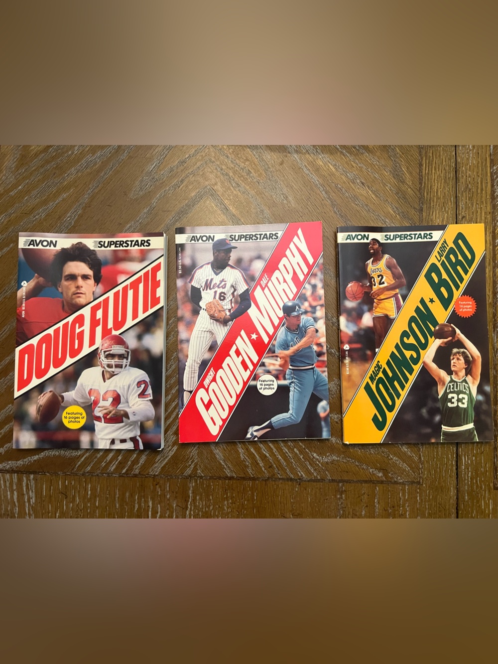 Lot of 3: Avon Superstars Sports Book Set